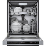 Bosch – 800 Series 24 Top Control Built-In Dishwasher with CrystalDry, Stainless Steel Tub, 3rd Rack, 42 dBa – Stainless steel