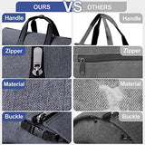 Convertible Garment Bag for travel,Carry on Garment Duffle Bag with Shoe Compartment, Detachable Shoulder Strap – 2 in 1 Suit Bags Suit Travel Bags for Men Women