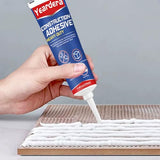 Heavy Duty Construction Adhesive, 7.4 Ounce Cement Glue Squeeze Tube, Versatile Construction Glue for Tile, Floor, Stone, Wood, Wall & More, Pack of 1 (CZJS-001)
