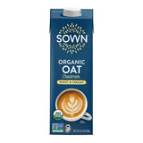 SOWN Organic Oat Creamer Unsweetened – Barista Oat Milk Non Dairy Coffee Creamer – Plant Based, Dairy-Free, Vegan, 0g Added Sugar, Gluten-Free, Non-GMO, Shelf Stable – 32oz (Pack of 6)