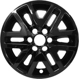 Upgrade Your Auto 16 4pc Gloss Black Wheel Skins (Set of 4) for Nissan Frontier 2014-2020