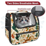 Halloween Pet Carrier Airline Approved Pet Carrier Bag Dog Carrier for Small Medium Cats Dogs Puppies Kitten