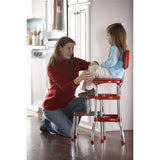 Cosco Red Retro Counter Chair / Step Stool