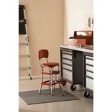 Cosco Red Retro Counter Chair / Step Stool