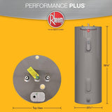 Rheem Performance Plus 50 gal. Tall 9 Year 5500/5500-Watt Elements Electric LED