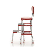 Cosco Red Retro Counter Chair / Step Stool