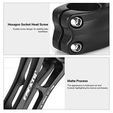 Himiway Bike Stem 110mm Adjustable MTB Stem Aluminum Alloy Bicycle Handlebar Stem Extender Riser for Most Mountain Bike Road City Bike MTB