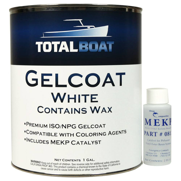 TotalBoat Gelcoat (White, Gallon No Wax)