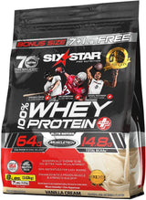 Six Star Pro 100% Whey Protein Plus Vanilla Cream 8 lbs.