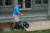 New KneeRover Quad All Terrain Knee Walker in Metallic Blue