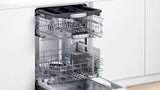 Bosch – 800 Series 24 Top Control Built-In Dishwasher with CrystalDry, Stainless Steel Tub, 3rd Rack, 42 dBa – Black stainless steel