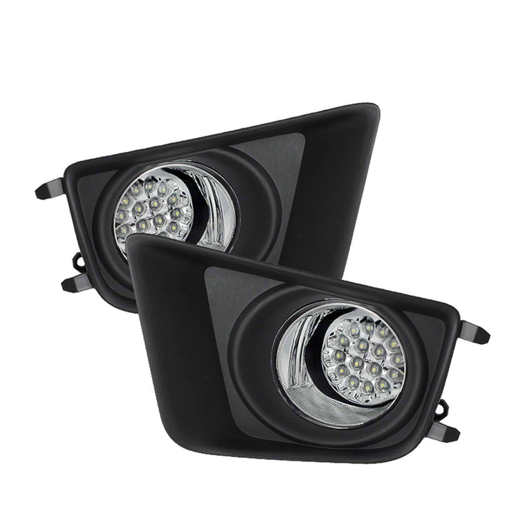 2012-2015 Toyota Tacoma Spyder LED Fog Lights Clear 5075154