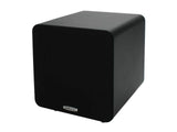 Polk Audio PSW 111 PSW111 8 inch Compact Powered Subwoofer, Black