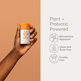 Hume Supernatural Aluminum Free Deodorant for Women & Men – Safe for Sensitive Skin – Probiotic, Plant-Based, Baking Soda Free, Aloe, & Cactus Flower, Anti Sweat, Stain & Odor – Amber Woods, 3-Pack