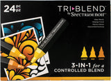 Spectrum Noir Triblend Markers 24-pkg-deep Blends