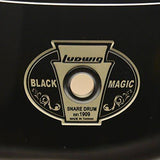 Ludwig 8x14x22 Black Magic Brass Snare Drum with Chrome Hardware