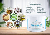 Natural Shingles Treatment and Relief Cream – with Manuka Honey – Shingle Nerve Pain Ointment – Natural Moisturizer for Face and Body – Stops Shingle Breakouts, Burning, Scar, Itchy Dry Skin (8oz)