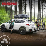 Yakima Roof Cargo Carrier, Vehicle Rooftop Hard Shell Travel Storage Box with SKS Lock, SkyBox NX XL, 18 Cubic Feet, Black