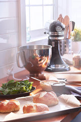 KitchenAid Artisan Series 5 Quart Tilt Head Stand Mixer with Pouring Shield KSM150PS, Cast Iron