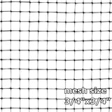 OldMacDonald Deer and Animal Fence Barrier Netting (55gr/sq m.) 7.5′ x 100′ (2.3m x 30m) (mesh 19x19mm)