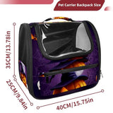Halloween Pet Carrier Airline Approved Pet Carrier Bag Dog Carrier for Small Medium Cats Dogs Puppies Kitten