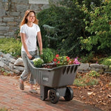 Ames 2463875 Easy Roller 4 Cu. ft. Poly Yard Cart