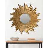 Safavieh Josephine Antique Gold Sunburst Mirror