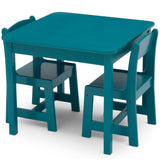 Delta Children MySize Kids Wood Table and Chair Set – Teal