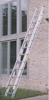 Werner 24-ft Aluminum 200-lb Type III Extension Ladder D1124-2