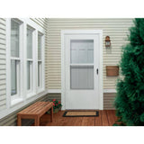 Emco 36 in. x 80 in. 100 Series White Self-Storing Storm Door