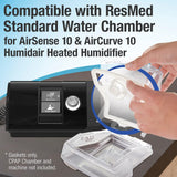 [2 Pack] Impresa Replacement Gaskets for ResMed AirSense 10 Water Chamber – Impresa CPAP Machine Gasket for ResMed AirCurve 10 Supplies Humidair – CPAP Water Chamber Gaskets – CPAP Machine Supplies