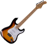 Pyle 97077080M Beginner Electric Guitar Package – Sun Burst