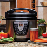 Power Pressure Cooker XL XL 10-Quart Electric Pressure, Slow, Rice Cooker, Steamer & More, 7 One-Touch Programs, Silver