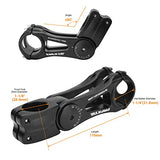 Himiway Bike Stem 110mm Adjustable MTB Stem Aluminum Alloy Bicycle Handlebar Stem Extender Riser for Most Mountain Bike Road City Bike MTB
