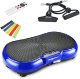 Wonder Maxi 3D Vibration Plate Exercise Machine, Whole Body Workout Vibration Fitness Platform with Dual Motor Oscillation?? Remote Control and Resistance Bands for Weight Loss Toning