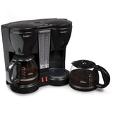 Cucinapro Double Coffee Brewer Station – Dual Coffee Maker Brews Two 12-Cup Pots