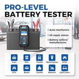 Car Battery Tester 12V 24V 100-2000CCA Lead-Acid Battery, TOPDON BT300P Alternator Tester, Load Tester, with Built-in Printer, Spark Free Metal Clamps, Automatic Reverse Polarity Protection