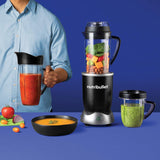 nutribullet RX Personal Blender for Shakes, Smoothies, Food Prep, and Frozen Blending, 45 Ounces, 1700 Watts, Black (N17-1001)