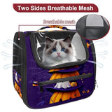 Halloween Pet Carrier Airline Approved Pet Carrier Bag Dog Carrier for Small Medium Cats Dogs Puppies Kitten