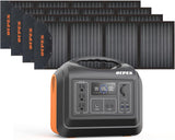 OUPES Portable Power Station 1800W, Solar Generator 1488Wh (465000 mAh) LiFePO4 Battery Backup with 120V (4000W Peak) AC Outlets, 4000+ Cycle Emergency Power Generator for Home Use, Camping