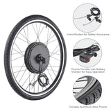 TheLAShop 48v 1000w 26 Inch Front/ Rear Electric Bicycle Motor Conversion Kit
