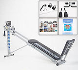 Total Gym Fit Plus w/ 14 Resistance Levels and XL Squat Stand ,Blue