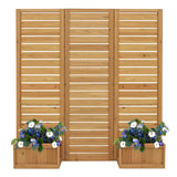 Yardistry Fusion Privacy Screen with Planters