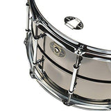 Ludwig 8x14x22 Black Magic Brass Snare Drum with Chrome Hardware