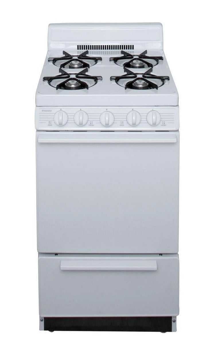 PREMIER BAK100OP 20 FREE STANDING GAS RANGE White